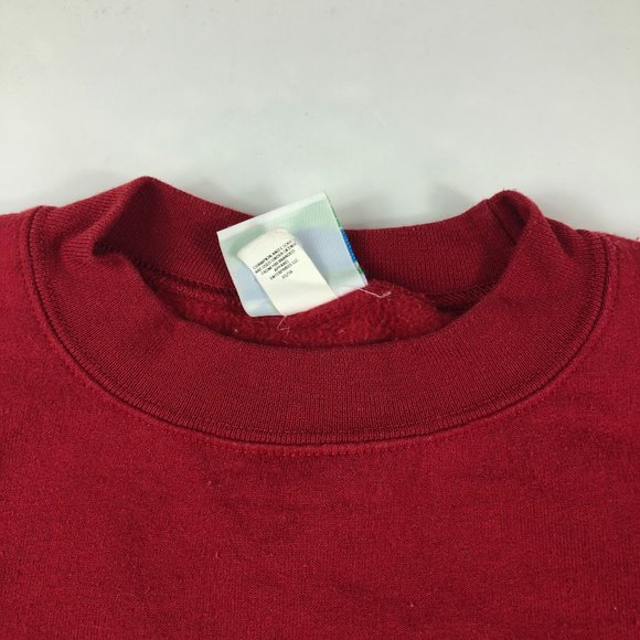 Champion Santa Clara Broncos Sweatshirt Adult Extra Small Red Faded ECO Crewneck - Picture 5 of 12
